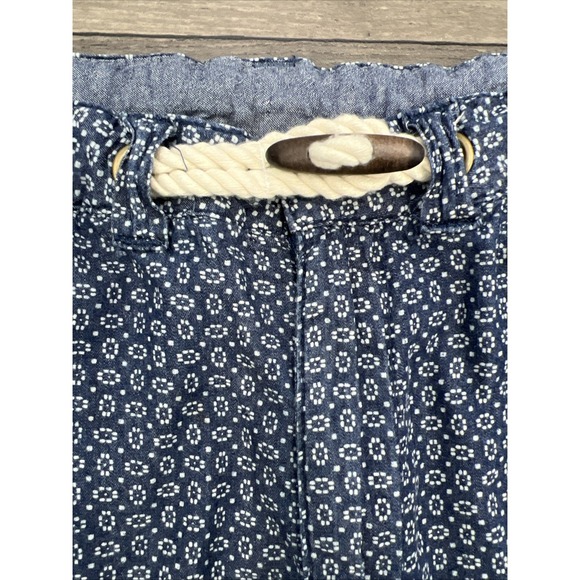Los Angeles Third & Army Men's Shorts Size 34 Blue Geometric Print Cotton Casual - Picture 5 of 14
